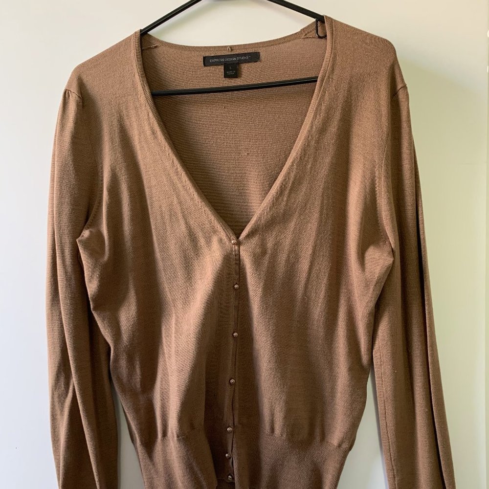Express Design Studio – Cardigan Sweater